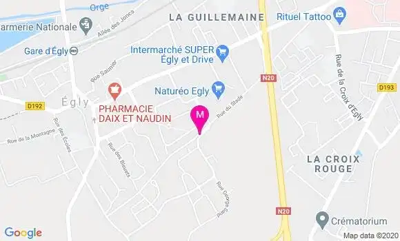 Localisation Dr Patrick Mathieu