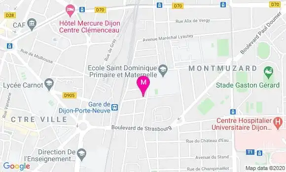 Localisation Dr Sophie Cheynel Legat