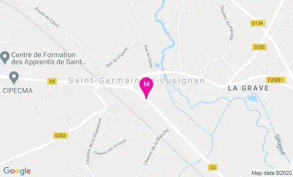 Localisation Dr Laurence Vergez