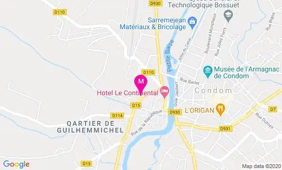 Localisation Dr Pierre Bonnafous