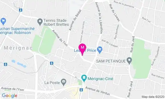 Localisation Dr Muriel Brun