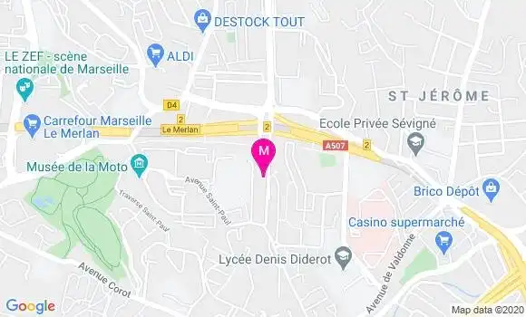 Localisation Dr Nathalie Fiorese