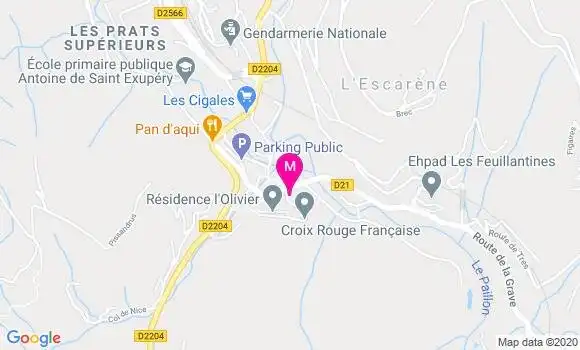 Localisation Dr Jean Marc Triolle