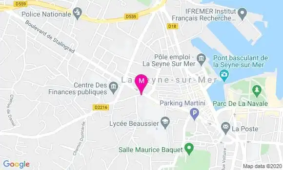 Localisation Dr Yves Camensuli