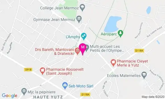 Localisation Dr Pierre Bodart