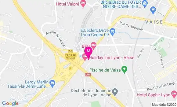 Localisation Dr Christine Erhard