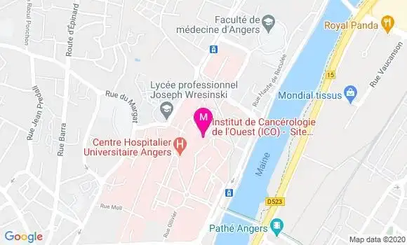 Localisation Dr Yolande Bourree