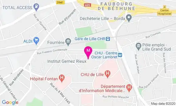Localisation Dr Isabelle Fauquet