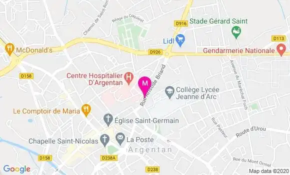 Localisation Dr Patrick Perot