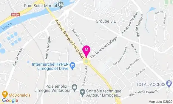 Localisation Dr Nathalie Barriere Holst
