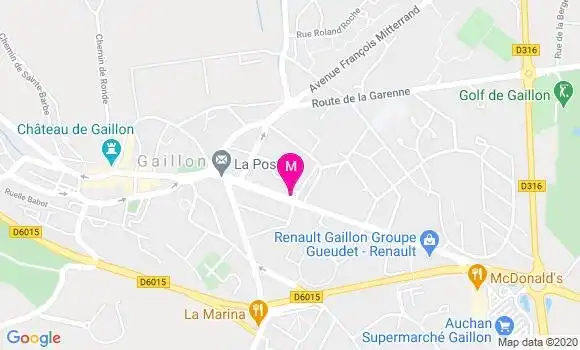 Localisation Dr Catherine Dubiez