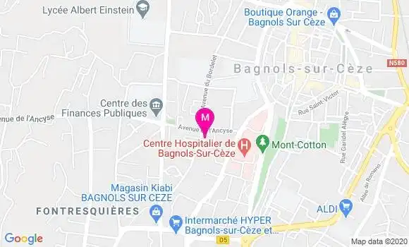 Localisation Dr Anne Bourson