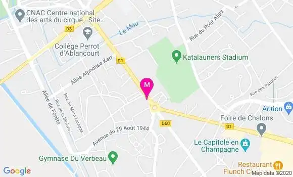 Localisation Dr Pascale Poismans