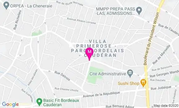 Localisation Dr Nathalie Boudon