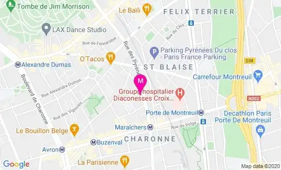 Localisation Dr Isabelle Aboudaram