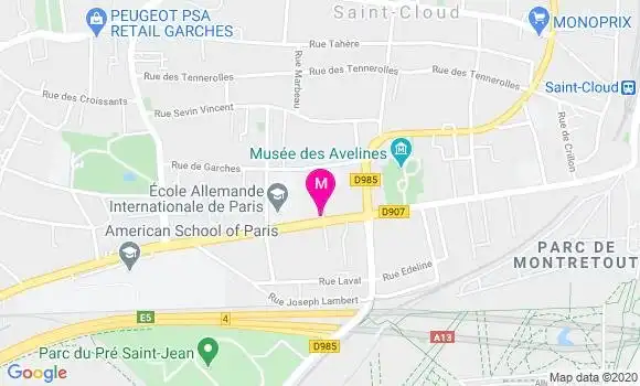 Localisation Dr Catherine Sciot