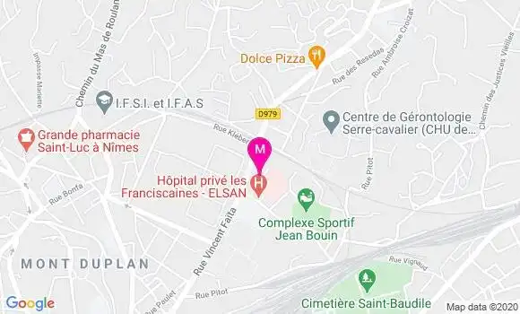 Localisation Dr Catherine Dupasquier