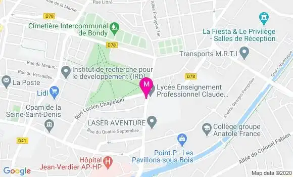 Localisation Dr Martine Assaban