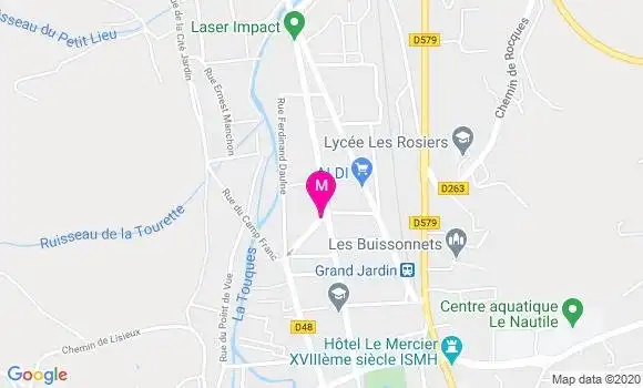 Localisation Dr Isabelle Tatari Perivier