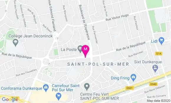 Localisation Dr Catherine Delattre