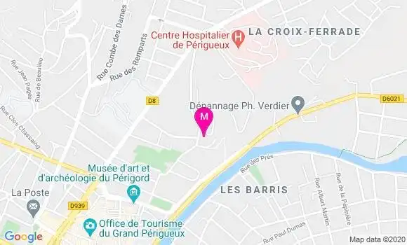 Localisation Dr Pierre Delour
