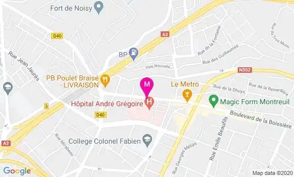 Localisation Dr Malliga Anne Jallot