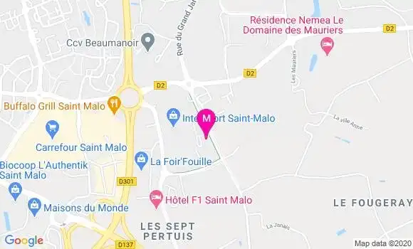 Localisation Dr Franck Voinchet
