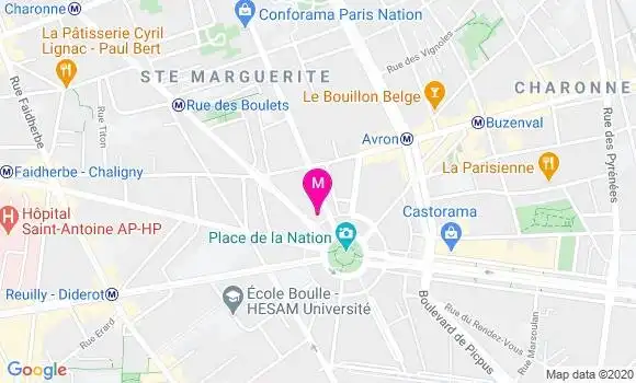 Localisation Dr Emmanuel Maheu