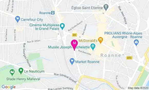 Localisation Dr Pascale Bourgier Fillon