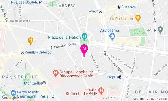 Localisation Dr Sylvain La Batide Alanore