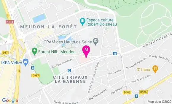 Localisation Dr Patrick Beraud
