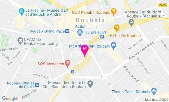 Localisation Dr Didier Beaurain