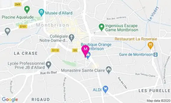 Localisation Dr Christian Cusset