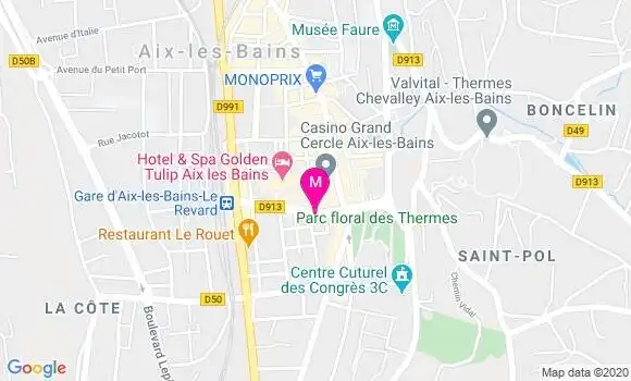Localisation Dr Romain Forestier