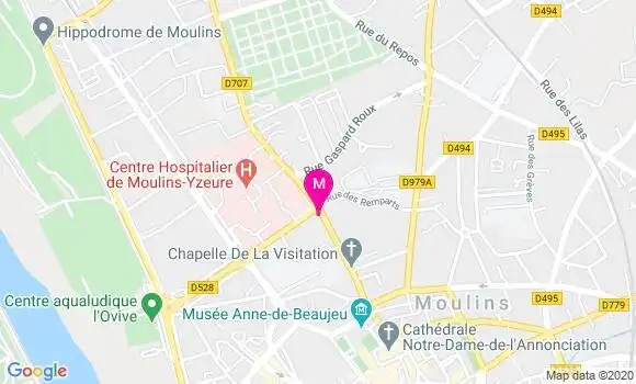 Localisation Dr Bernard Maillet