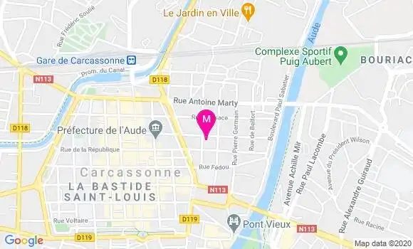 Localisation Dr Marc Feru
