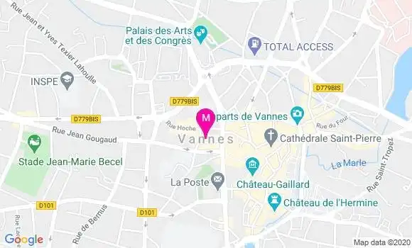 Localisation Dr Marc Ergan