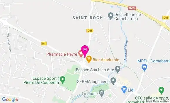 Localisation Dr Jean Marc Amigues