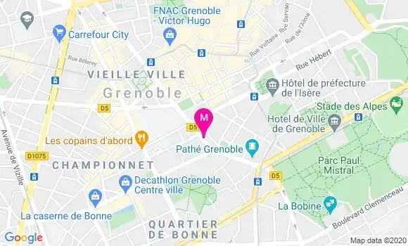 Localisation Dr Yves Rozand