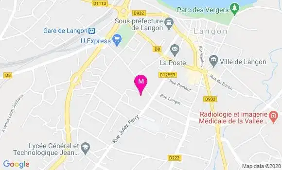 Localisation Dr Bertrand Garrigou