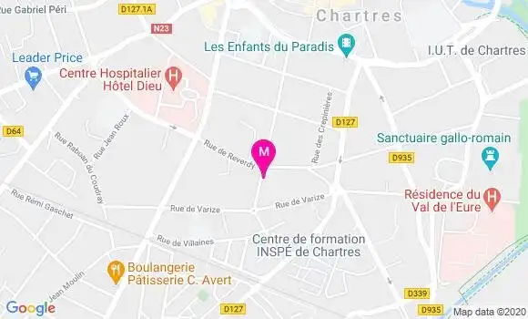 Localisation Dr Pierre Rouveroux