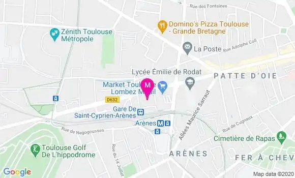 Localisation Dr Philippe Mole