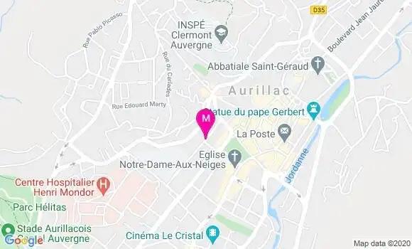 Localisation Dr Denis Verrière