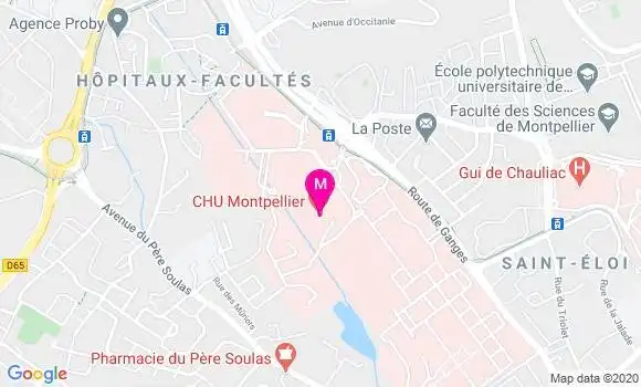 Localisation Dr Eric Thomas