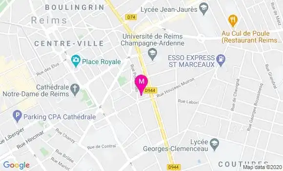 Localisation Dr Fabien Roque