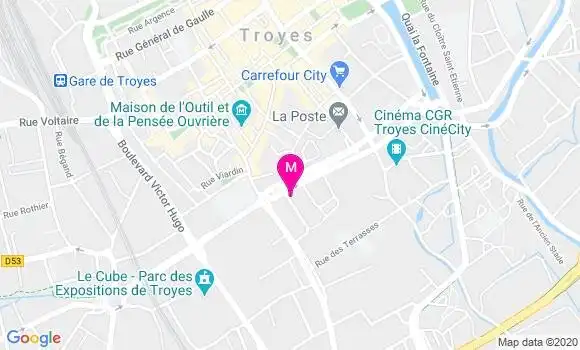 Localisation Dr Hervé Caumont