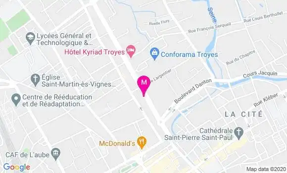 Localisation Dr Pascale Fromont
