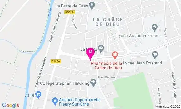 Localisation Dr Nathalie Hebert