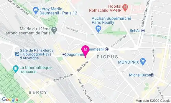 Localisation Dr Graziella Azerad Pourcel