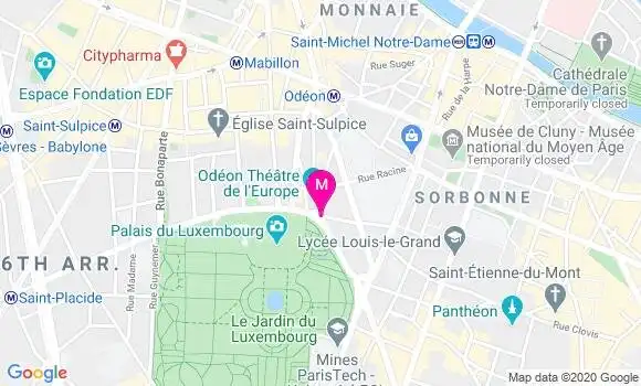 Localisation Dr Caroline Delaunay
